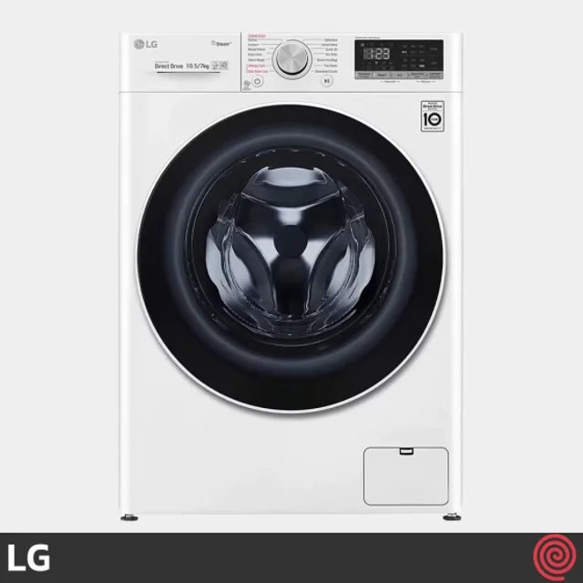 ماشین لباسشویی 10.5 کیلو ال جی مدل LG F4V5RGP0W